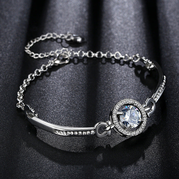 Women's Korean Style Girlfriends Zircon Fashion Bracelets, Bracelets, Jewelry, Beautiful Bracelets Of The Holy Light