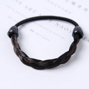 Simple hair rope braid elastic hair band wig hair ring