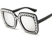 Square diamond sunglasses